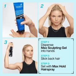 Redken Max Sculpting Gel 250ml -Kappersproducten Winkel 0884486497864 5