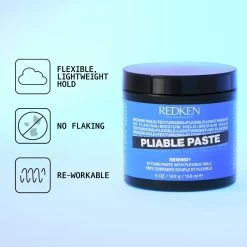Redken Pliable Paste 150ml -Kappersproducten Winkel 0884486497895 3