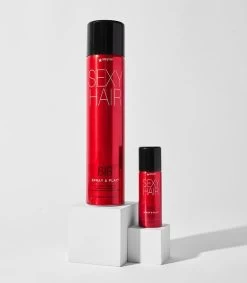 Sexyhair Spray & Play Hairspray 300ml -Kappersproducten Winkel big hairspray sfeer 2 2