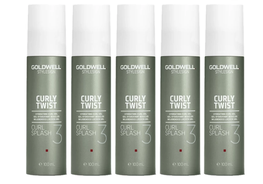 5x Goldwell StyleSign Curls & Waves Splash Gel 100ml