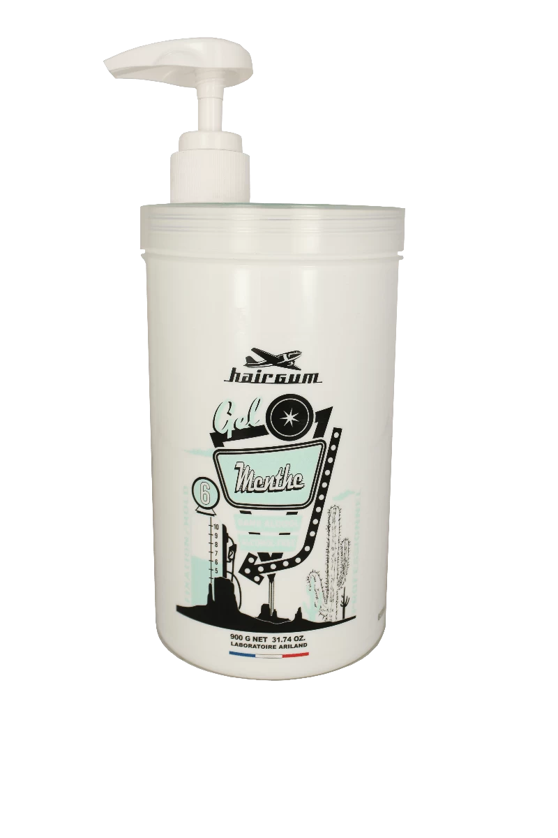 Hairgum Mint Fixing Gel - Alcohol Free 900gr 3 Hairgum Mint Fixing Gel - Alcohol Free 900gr