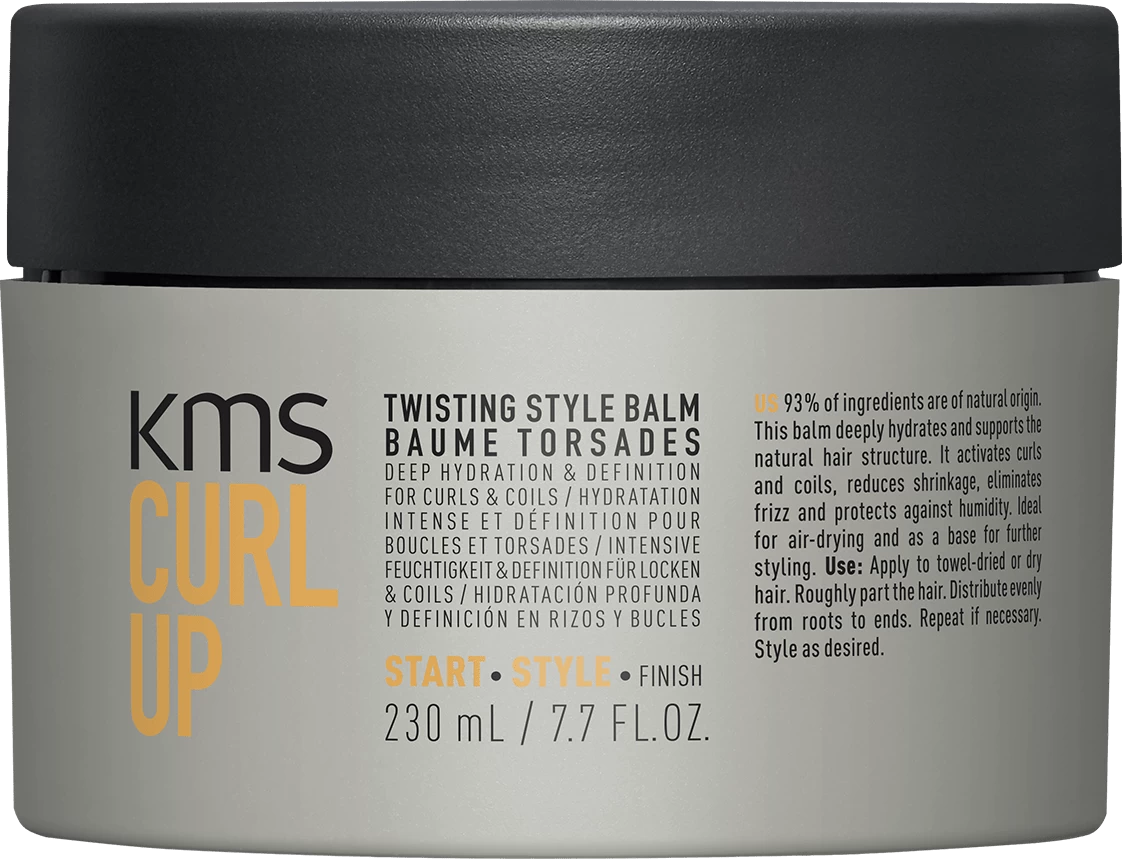 KMS CurlUp Twisting Style Balm 230ml 4 KMS CurlUp Twisting Style Balm 230ml - Afbeelding 2