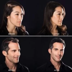 Toppik Hair Building Fibers Black 55gr -Kappersproducten Winkel melina and jonathan bacr 2 2 1