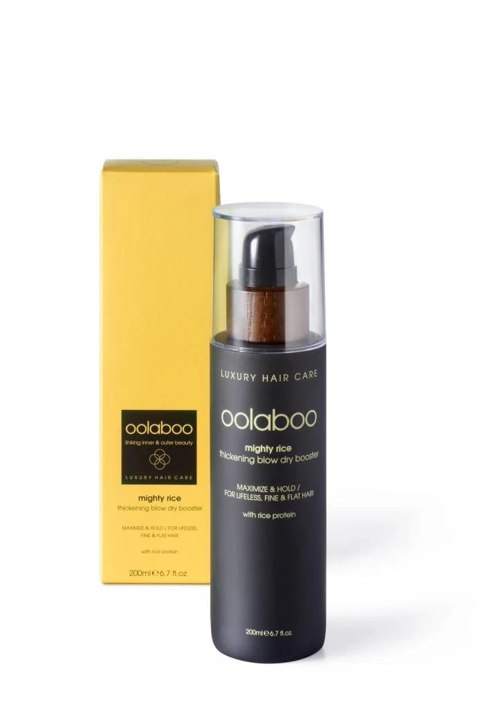 Oolaboo Mighty Rice Thickening Blow Dry Booster200ml 3 Oolaboo Mighty Rice Thickening Blow Dry Booster200ml