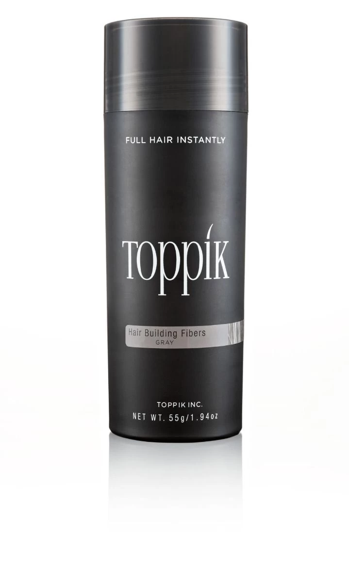 Toppik Hair Building Fibers Gray 55gr 2 Toppik Hair Building Fibers Gray 55gr