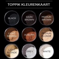 Toppik Hair Building Fibers Auburn 27,5gr 9 Toppik Hair Building Fibers Auburn 27,5gr -Kappersproducten Winkel toppik shade 1 9